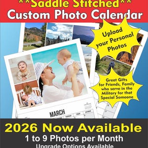 Custom 2026 Photo Calendar: Personalized Family Keepsake