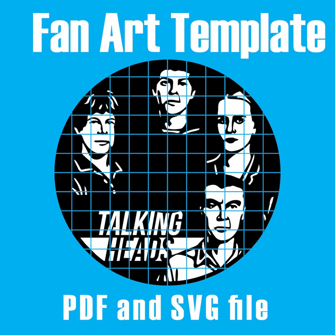 Talking Heads - SVG - Laser Template for DIY Project - Etsy