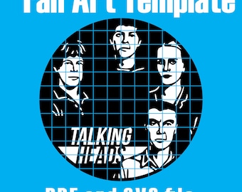 Talking Heads - SVG - Laser Template for DIY Project