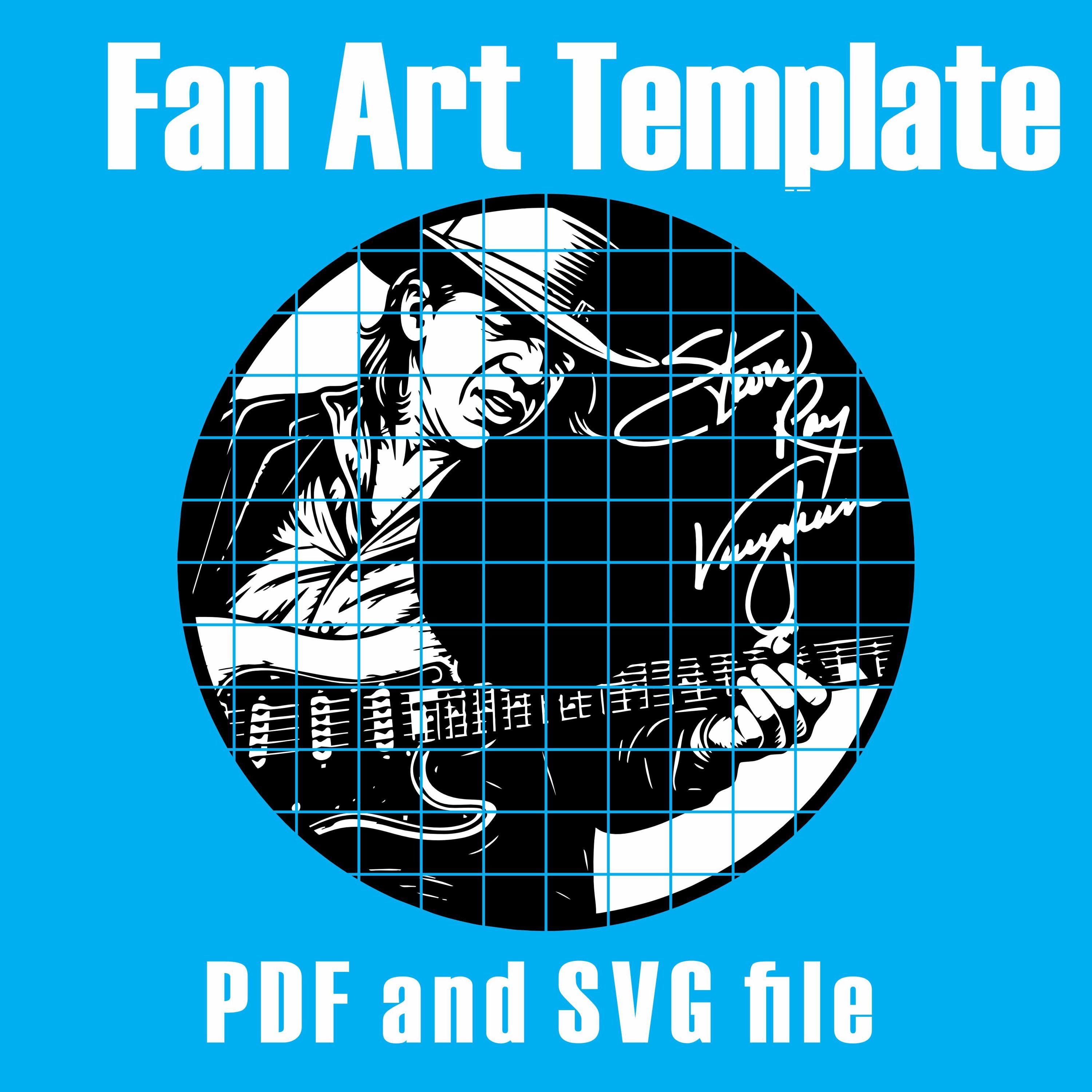 Stevie Ray Vaughan Svg - Etsy