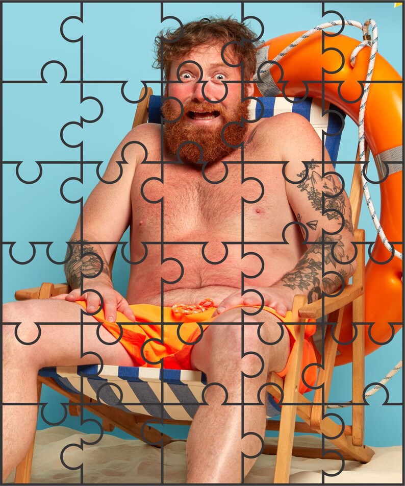 30-Piece Puzzle Template - Instant Download, DIY Puzzle SVG File for Cricut and Laser Cutting image 2