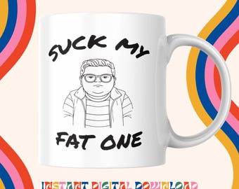 Derek suck my fat one, instant download, sublimatie clipart, png (digitale download)