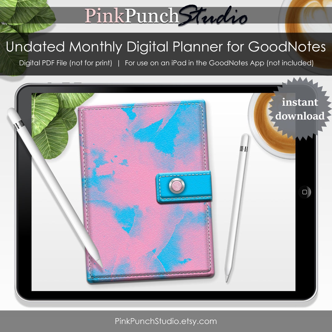 Monthly Digital Planner for Goodnotes Functioning Clickable - Etsy