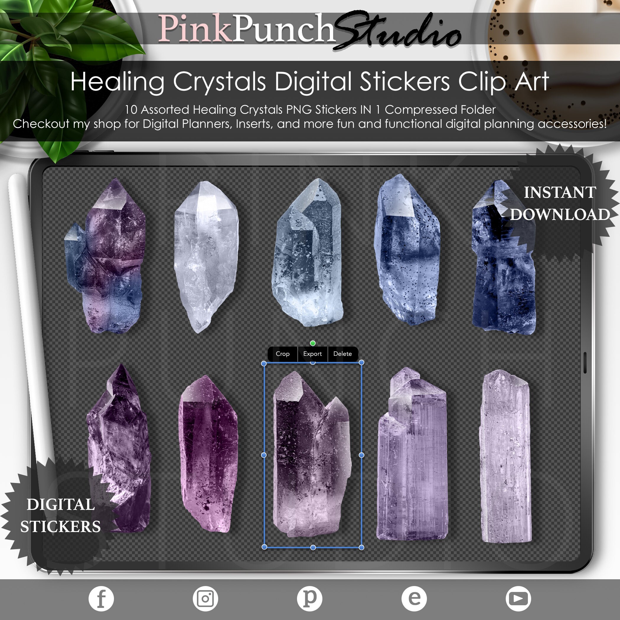 Deletable purple