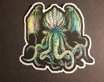 CTHULHU Tentacle Knots Lovecraft Vinyl Decal Car Sticker Wall Truck CHOOSE SIZE 