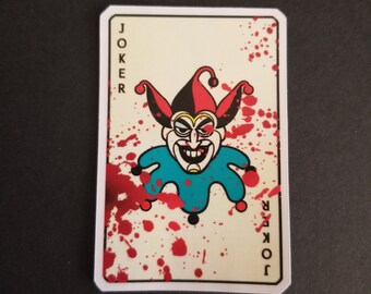 Joker Playing Card Etsy