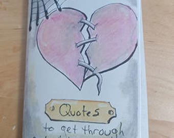 Zine - Quotes to get you through a bad break-up | Mini-Zine