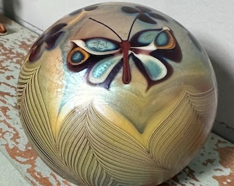Reserved for Mark - Large 13 1/2” Orient & Flume Art Glass