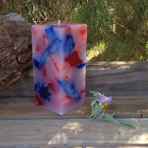 Easter Decorations,  gift,  spring decorations, stars, pillar Candle, house warming gift, chunk Candle,bathroom decor