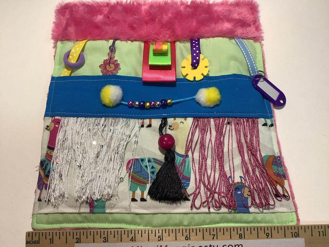 Fidget Lap Mat, Dementia, Alzheimers, Autism Texture Sensory Pad to