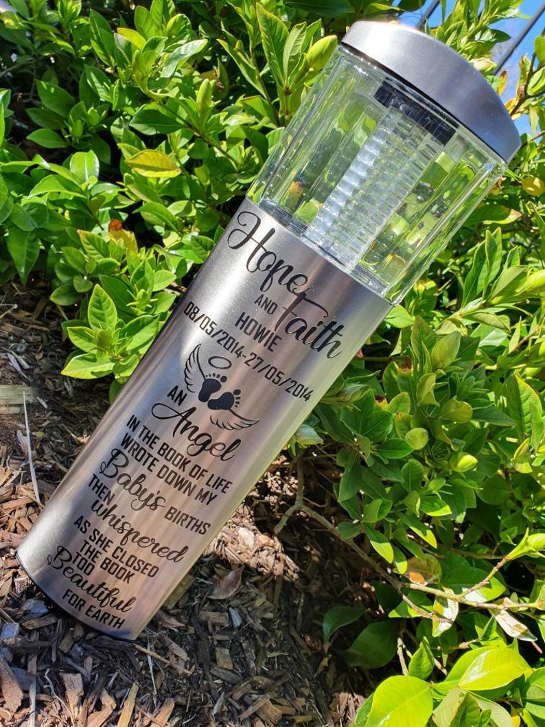 IN MEMORY Personalised Memorial Solar Garden Light Etsy