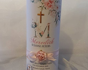 Personalised Holy Communion  Candle / Confirmation Candle