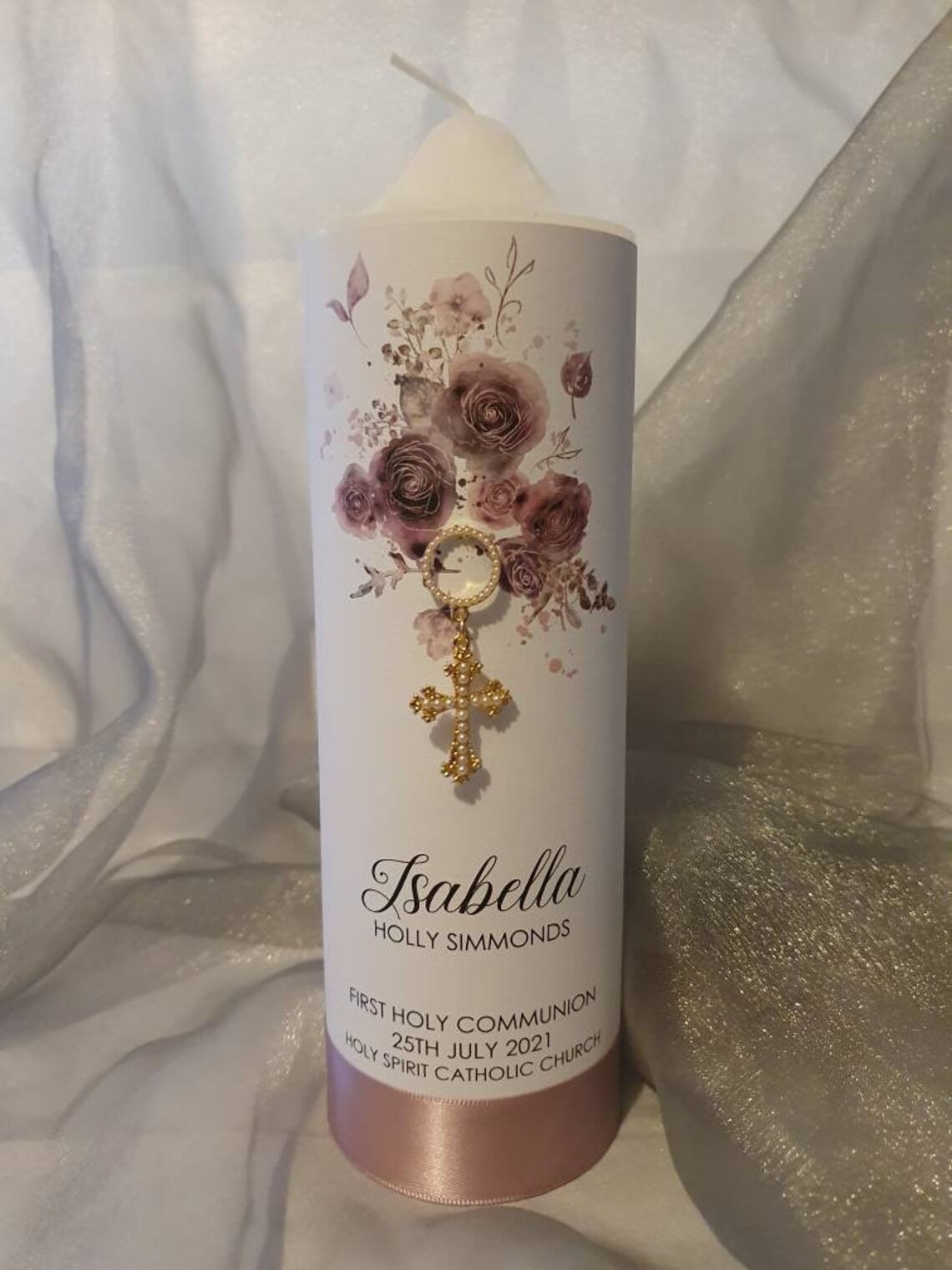 Bougie de Communion personnalisée / Bougie de confirmation Etsy France