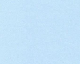 Solid Baby Blue Cotton Fabric by the Yard, Riley Blake Designs Cottons Baby Fabric