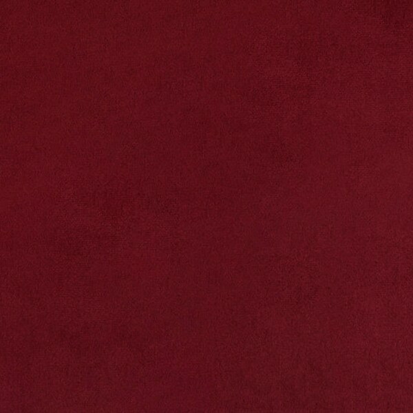 Dark Red Solid Minky Fabric by Shannon Fabrics, Solid Color Fabric by the Yard