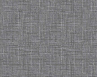 Gray Grasscloth Cotton Fabric by the Yard, Grey Quilters Cotton by Riley Blake Designs