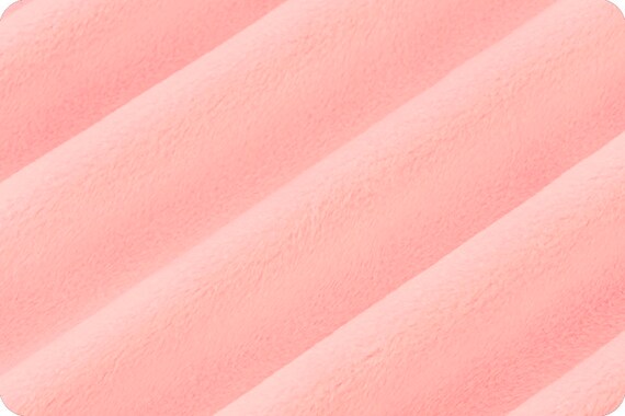 Pink Solid Minky Fabric