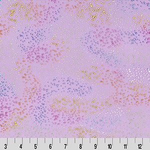 Purple Glitter Solid Minky Fabric by the Half Yard, Rainbow Glitter Cuddle Minky Faux Fur Fabric image 2