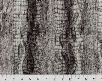 Luxe Cuddle Boa Minky Fabric in Chocolate by Shannon Fabrics – Ultra-Soft Plush Fabric for Sewing, Blankets, and Crafts | Wolf Fur Fabric