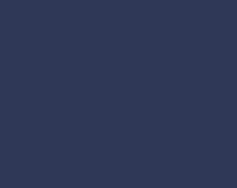 Solid Navy Blue Cotton Fabric by Riley Blake Designs Confetti Cottons - C120 Rileynavy Solid Color Fabric Cotton by the Yard