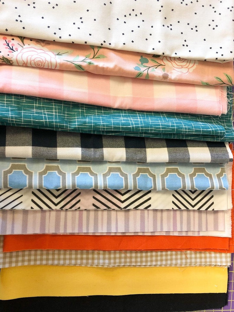 Cotton Scrap Fabric Bundle Fabric Remnants for Quilting Face Etsy