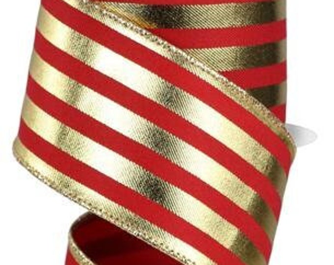 Red And Gold Patterned Ribbon Red Gold Stripe Ribbon Red Gold Stripe Ribbon Vertical Stripe White ...