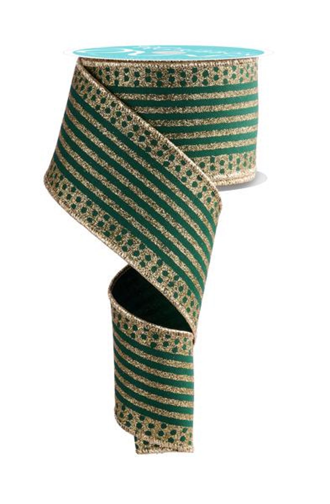 Hunter Strong Ribbon Hunter Green Stripe Ribbon Hunter Green Stripe Dot Edge Ribbon Wired 2. ...