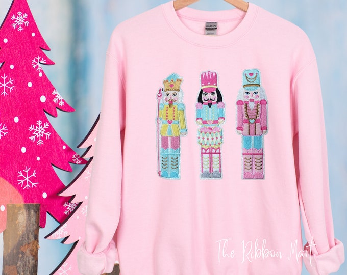 Nutcracker Iron on Patch PREORDER Pastel Chenille Nutcracker Patches Etsy