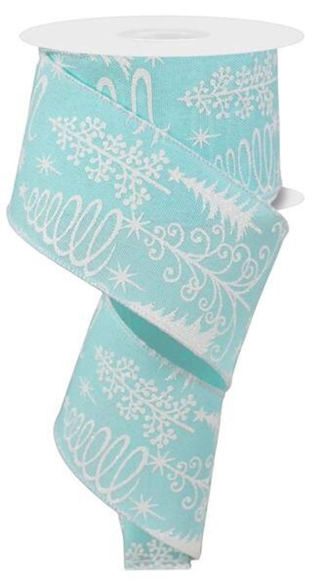 Blue Christmas Tree Ribbon Ice Blue Tree Ribbon Etsy
