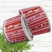 Pink Red Loop Ribbon Pink White Red Loopy Stripe Ribbon 2.5 Inch Wired ...