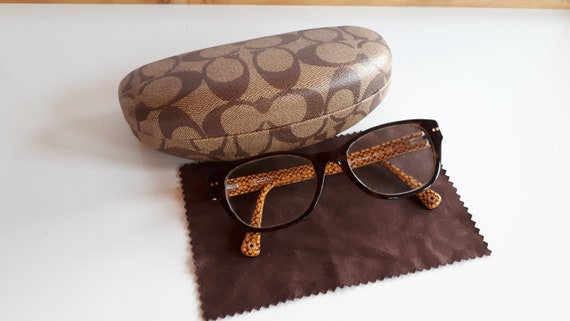 COACH Signed Women Glasses Eyewear With Brown Frame and Etui  display picture 1