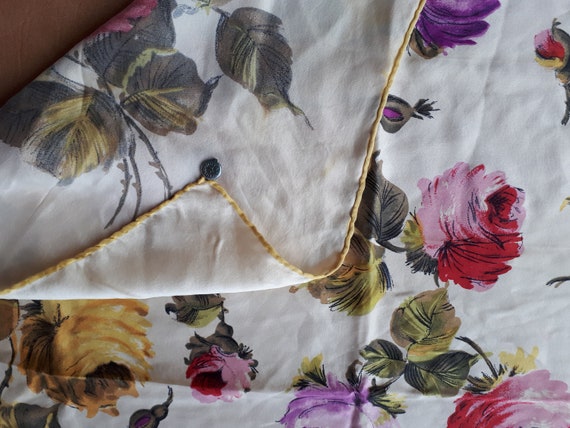 SS281 used italy vintage フラワー シルク スカーフ ss2400314.jpg