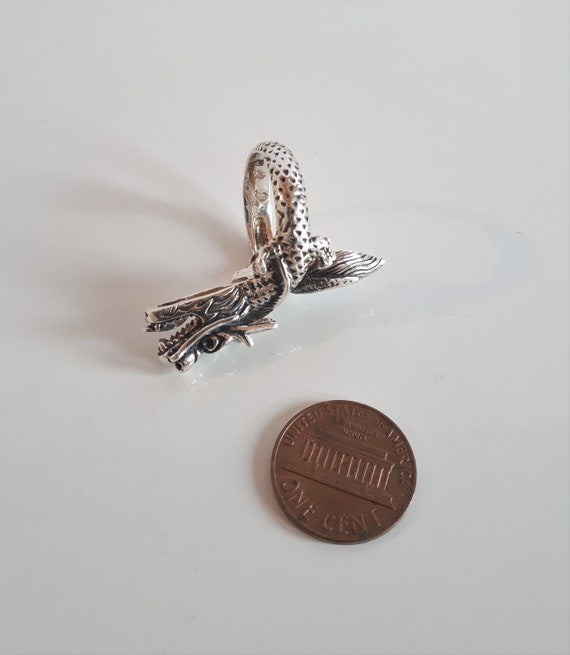 STATEMENT Vintage signed sterling silver 925 figu… - image 9