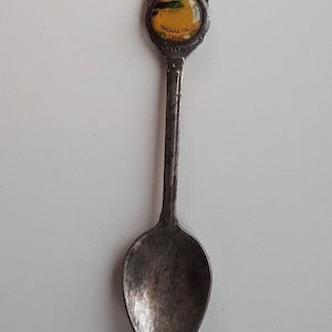Antiker versilberter Souvenir Löffel aus Niagara Falls Kanada