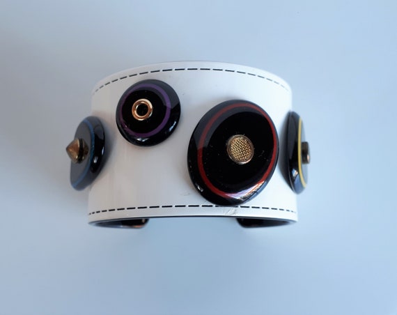 Statement designer white black interior plastic r… - image 5