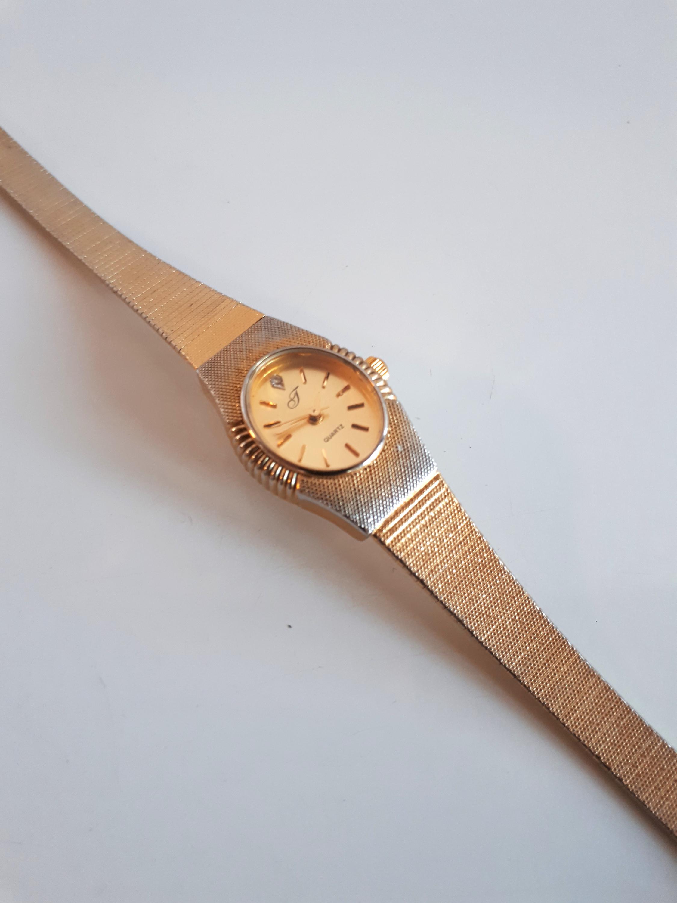 Ladies\' Wrist Gold Color Watch Japan Vintage Women main image 3