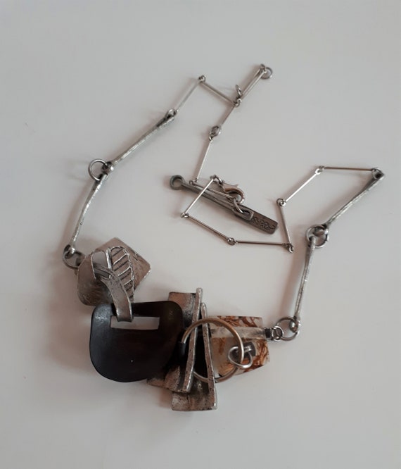 Designer ANNE MARIE CHAGNON Canada Signed Modernist Jewelry Set
