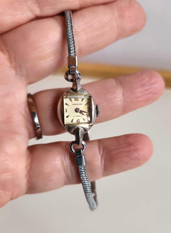 Rare Art Deco HERBURY Swiss Watch, 17 Jewels (not Working) - Etsy