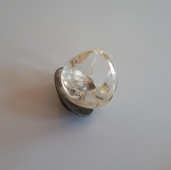 Unique Statement vintage chunky sterling silver b… - image 8