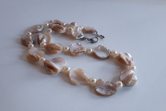 Vintage iridescent mother of pearl MOP shell blis… - image 6