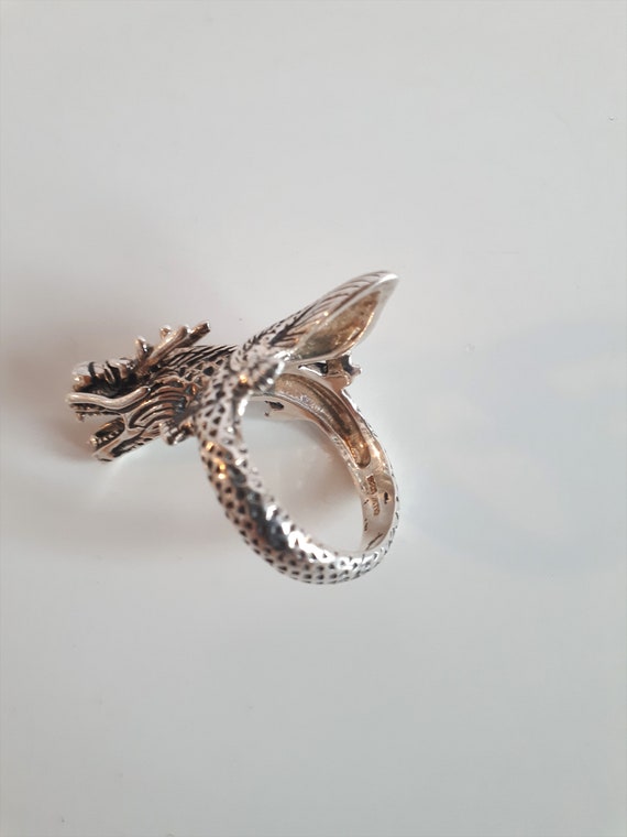 STATEMENT Vintage signed sterling silver 925 figu… - image 8