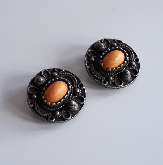 Collier CARVEN PARIS vintage et Sa boîte D'origine Bijou Couture Doré