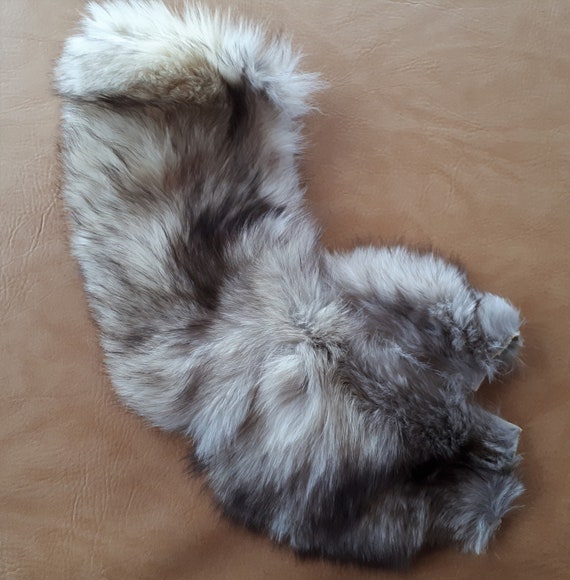 Vintage genuine polar fox fur collar for wear or … - image 6