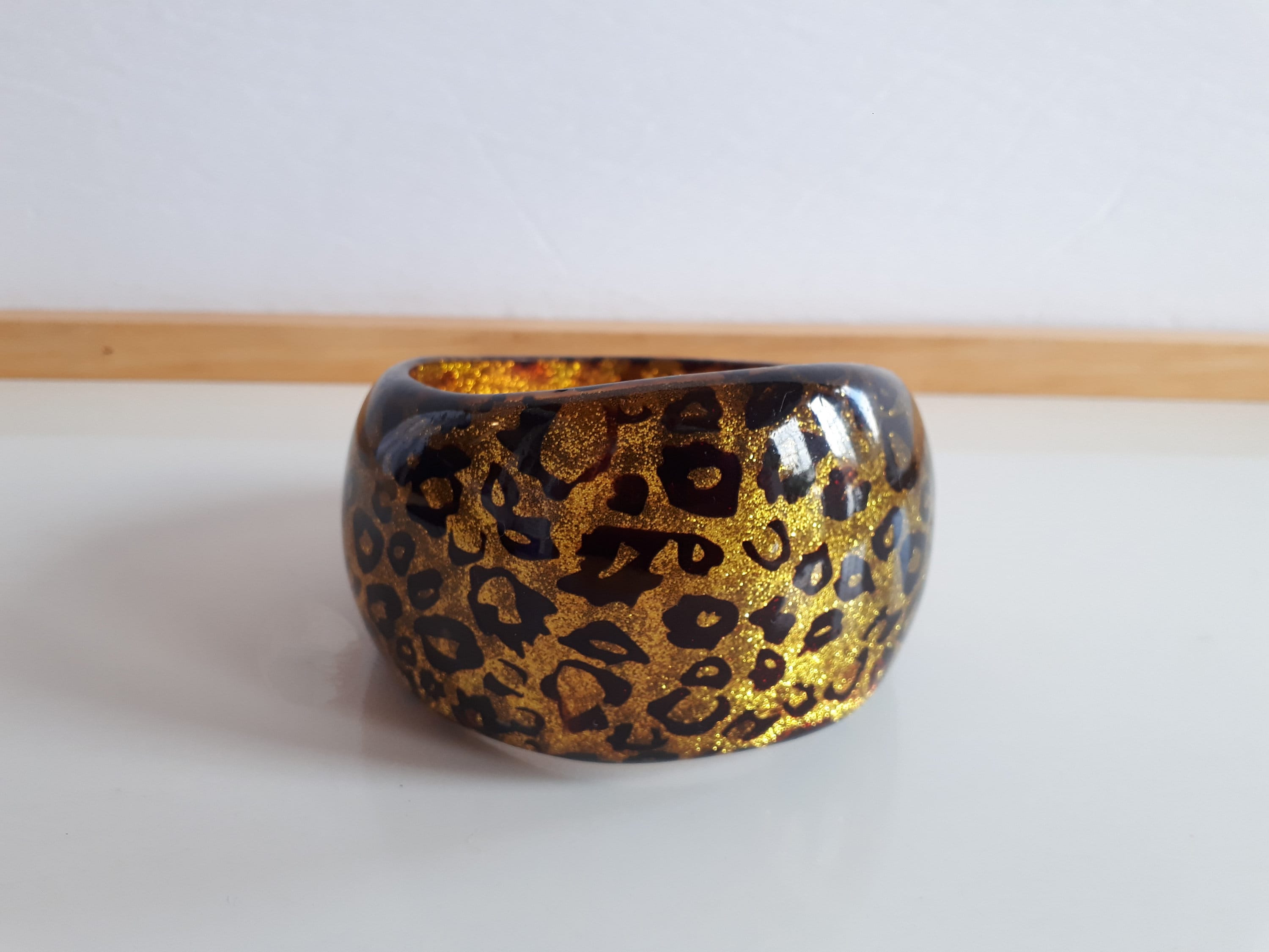 Black Glitter Bangle Etsy Canada