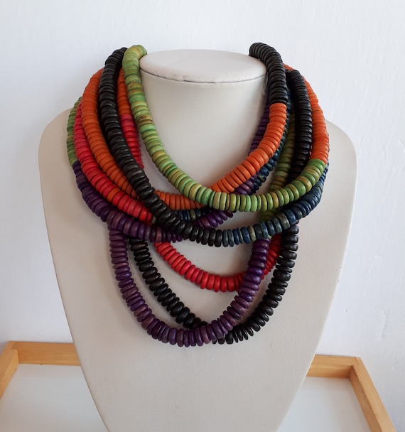 impressive massive STATEMENT vintage BOHO tribal … - image 1