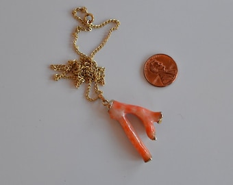 Collier Ras Du Cou Vintage En éponge Corail Rouge - Unisexe