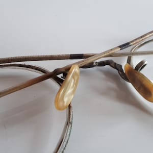 ANTIQUE VICTORIAN silver plate unisex eyeglasses eyewear collectable