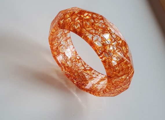 Vintage deadstock Statement clear transparent cra… - image 1