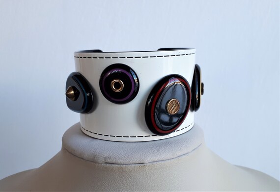 Statement designer white black interior plastic r… - image 6