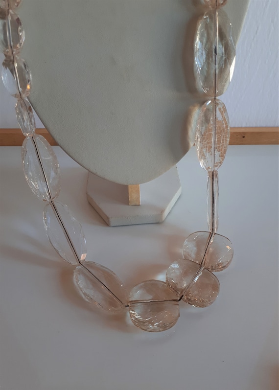 Massive long STATEMENT signed INWEAR pinkish gold… - image 5